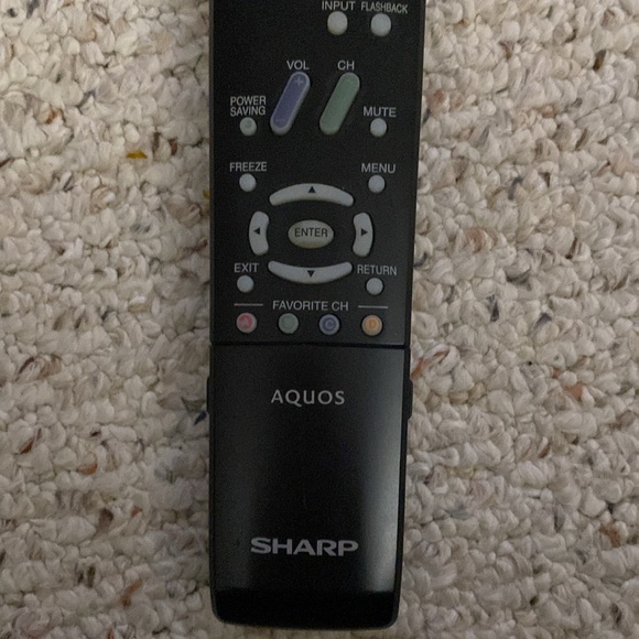 Genuine Sharp Aquos Remote GA724wjsa Working TV VCR DVD Remote Control rare - Picture 4 of 9